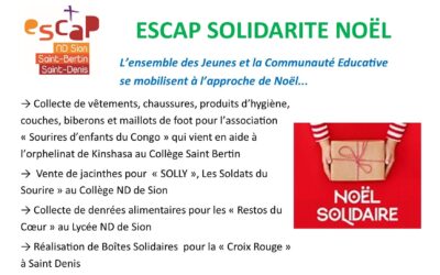 ESCAP Solidarité Noël – Collège