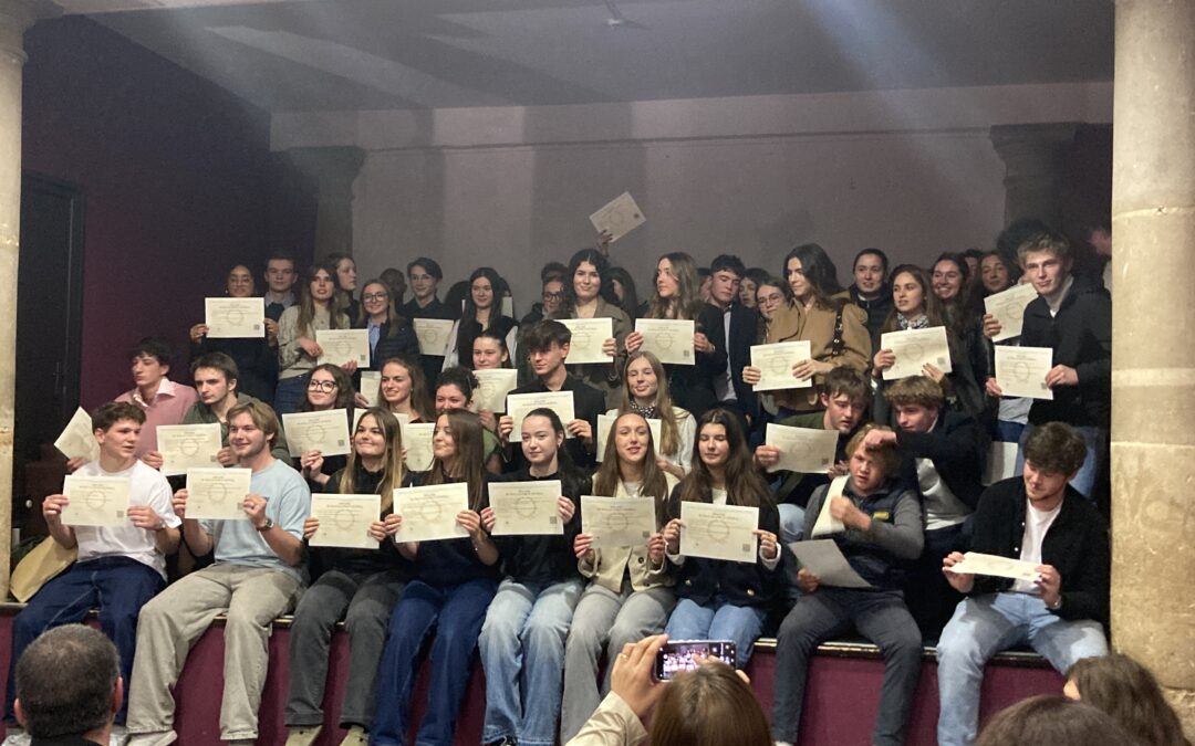 Remise des diplômes