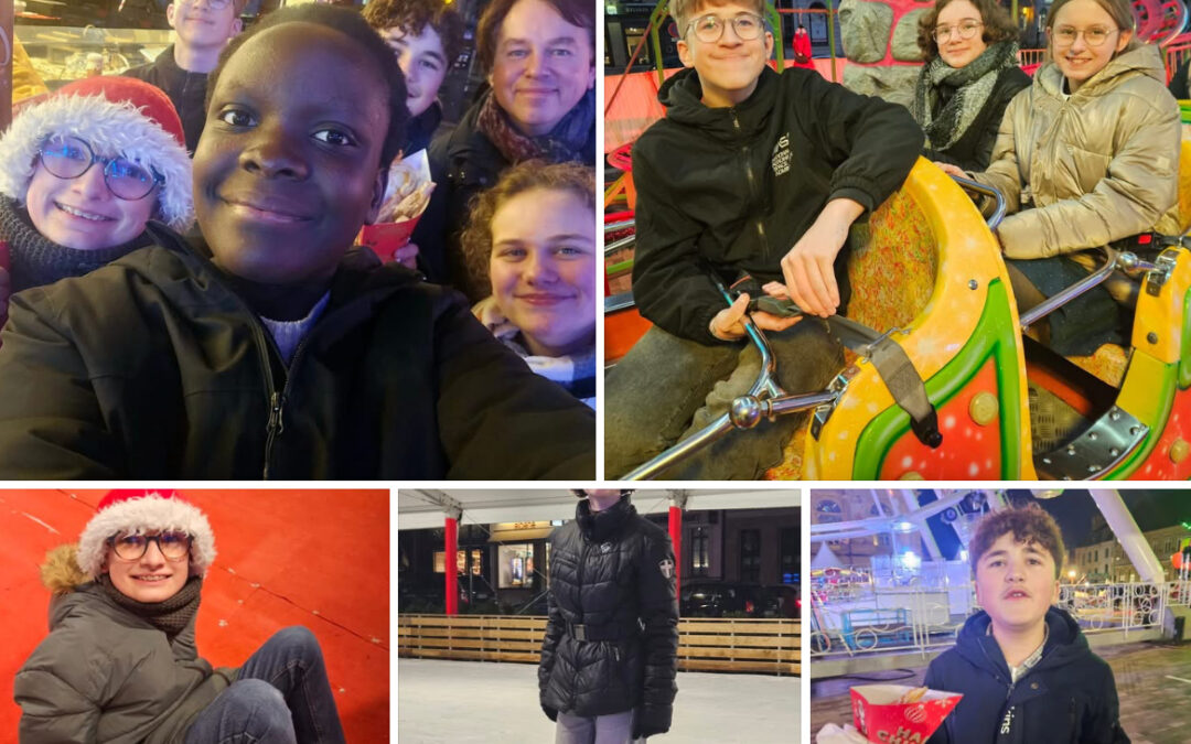 Auf dem Weihnachtsmarkt