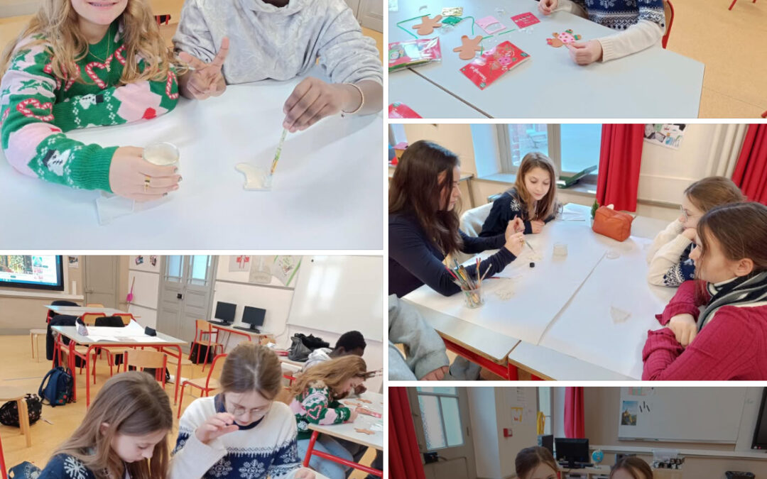 Atelier de Noël pour nos pensionnaires