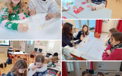 Atelier de Noël pour nos pensionnaires