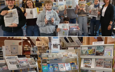 Kiosque à journaux du CLEMI pour les 1ères spéHGGSP