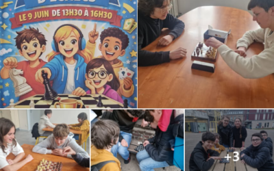 Tournoi d&rsquo;échecs au collège