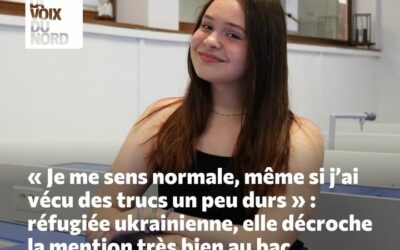 Mise à l’honneur du parcours de Polina dans la Voix du Nord