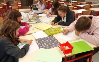 Activités manuelles chez des Pensionnaire