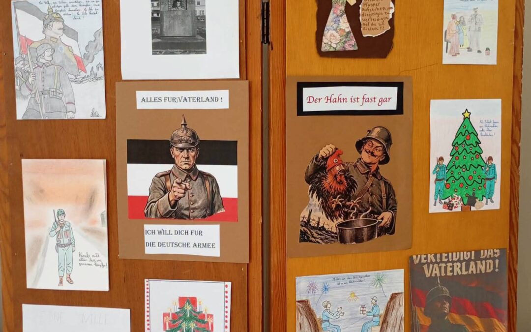 L&rsquo;exposition sur la 1ère guerre mondiale se complète au CDI du collège !
